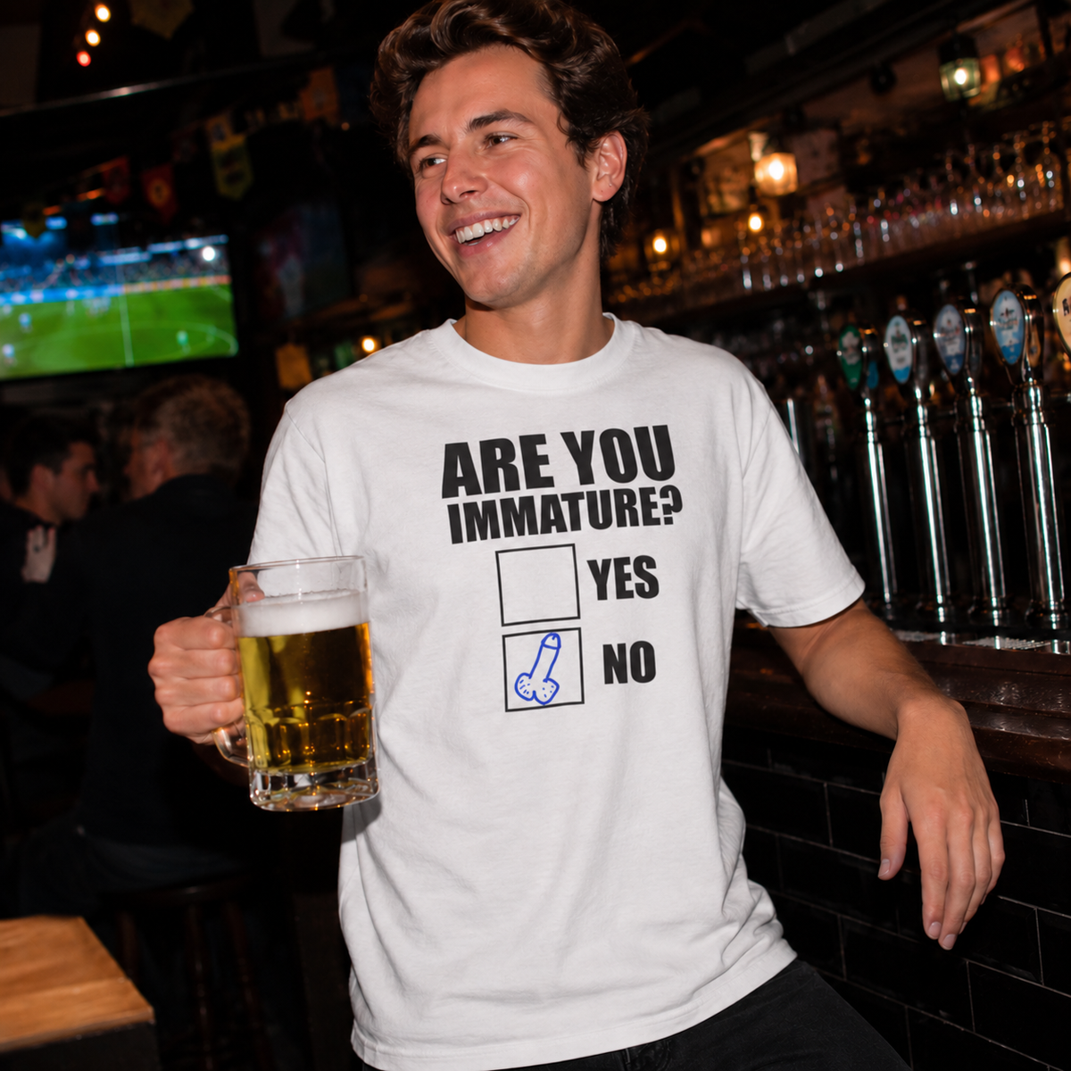 Are You Immature? Yes/No T shirt
