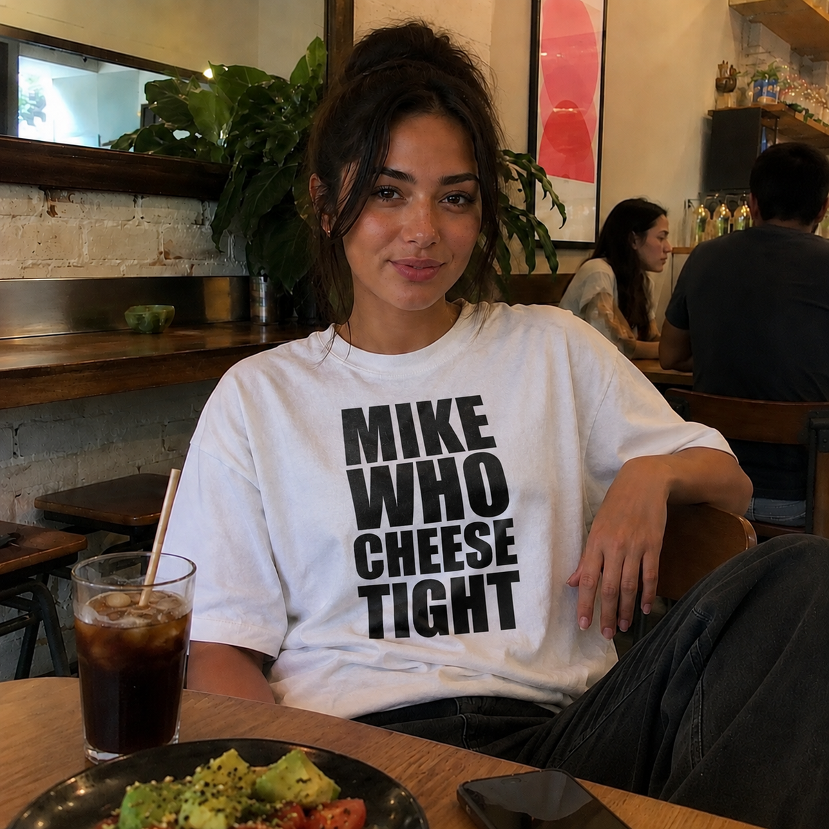 Mike Who Cheese Tight T-Shirt